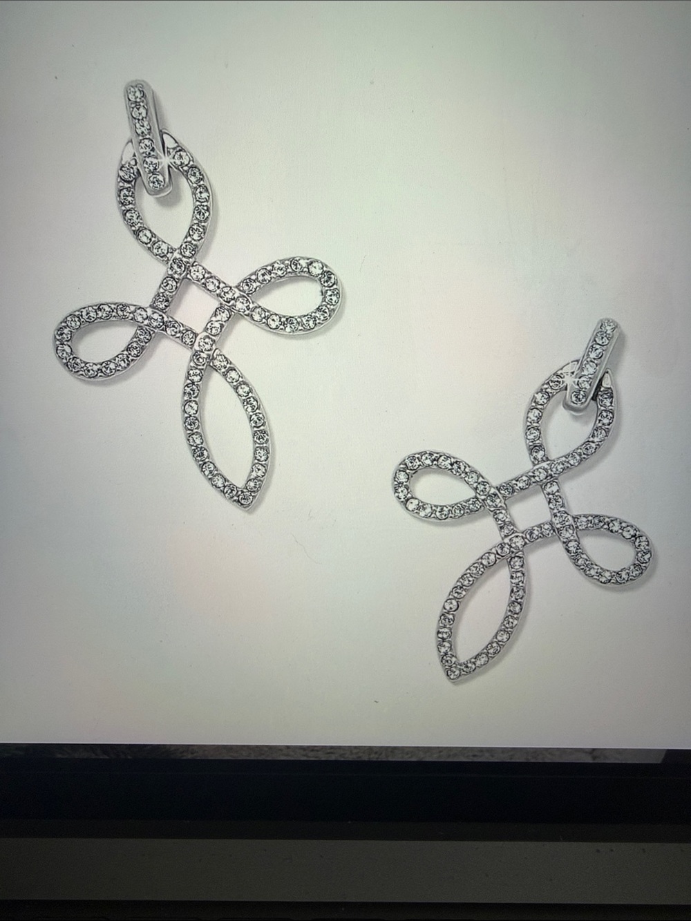 Brighton Ribbon Post Drop Earrings Retail $118